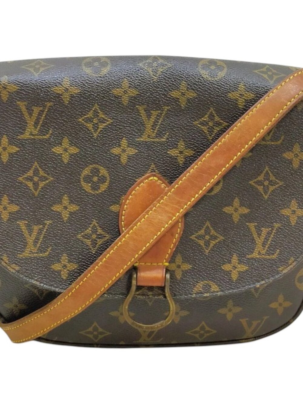 (L5) Louis Vuitton Crossbody Bag Cloud GM Brown Monogram